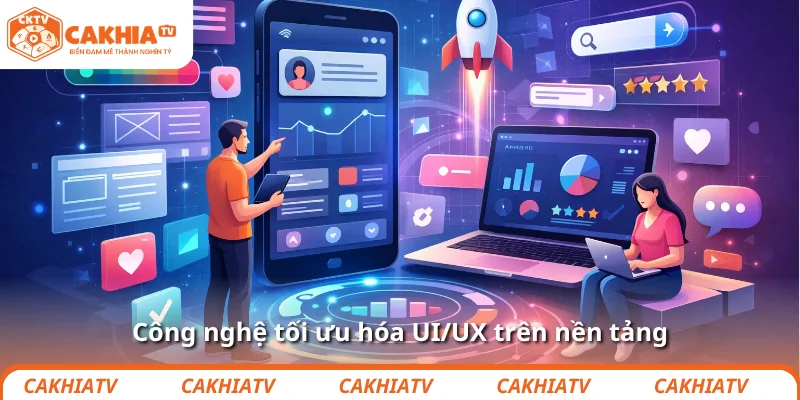 Công nghệ tối ưu hóa UI/UX trên nền tảng