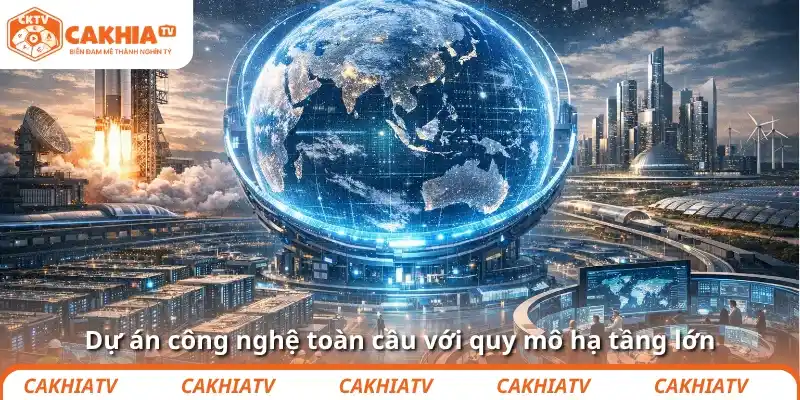 Dự án công nghệ toàn cầu với quy mô hạ tầng lớn