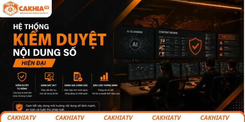 Hệ thống kiểm duyệt nội dung số hiện đại